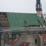 Début des travaux de restauration de la toiture